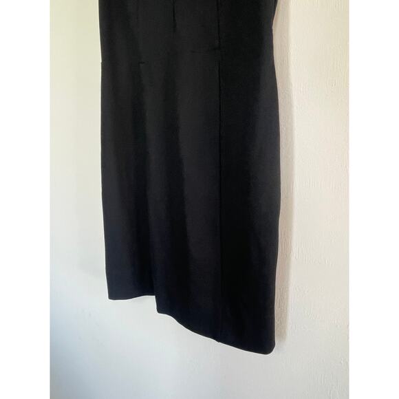 ALICE & TRIXIE black knit basic sleeveless sheath mini dress - Picture 3 of 6